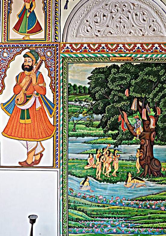 Decorated house in Mandawa Shekawati region of India by Marco Brivio