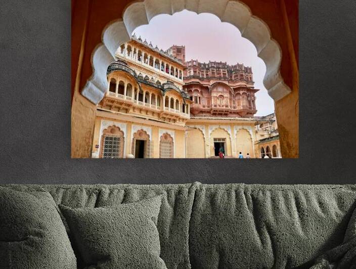 Exploring Mehrangarh Fort in Jodhpur Rajasthan under the bright by Marco Brivio