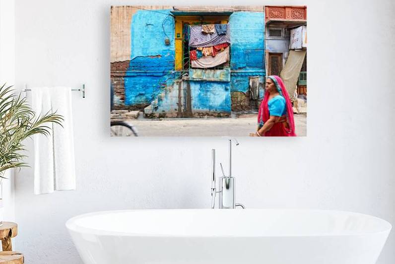 Walking along the streets of Jodhpur in Rajasthan India by Marco Brivio