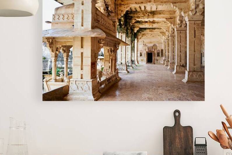 Decorations and paintings in Taragarh Fort in Rajasthan India by Marco Brivio
