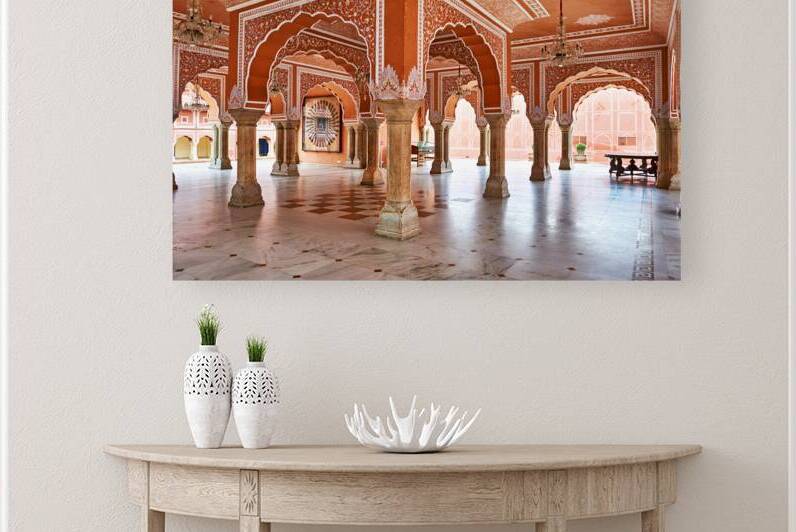 City Palace interior in Jaipur Rajasthan showcases traditional  by Marco Brivio