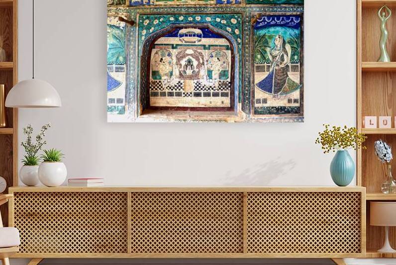 Decorations and paintings at Taragarh Fort in Bundi Rajasthan by Marco Brivio