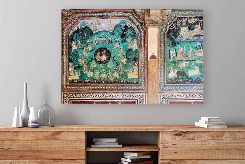 Decorations and paintings at Taragarh Fort in Bundi Rajasthan by Marco Brivio