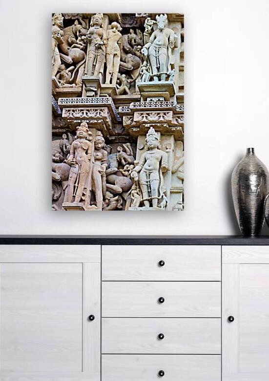 Hindu temples of Khajuraho in Madhya Pradesh show intricate carv by Marco Brivio