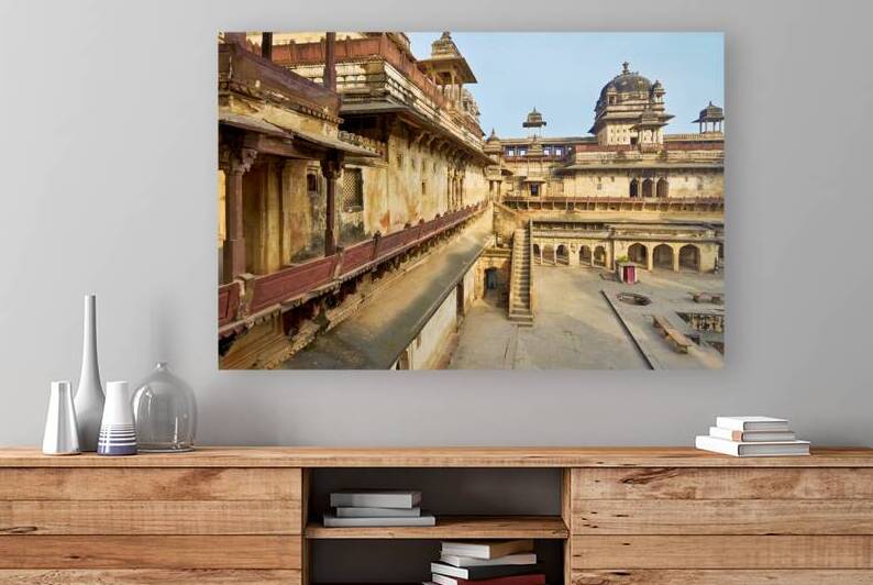 Exploring the fort complex in orchha madhya pradesh india by Marco Brivio