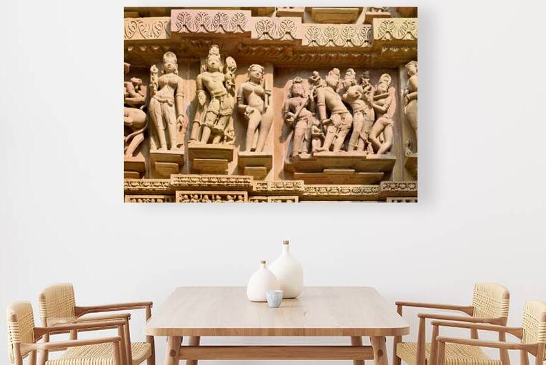 Exploring temple carvings of Khajuraho in Madhya Pradesh India by Marco Brivio