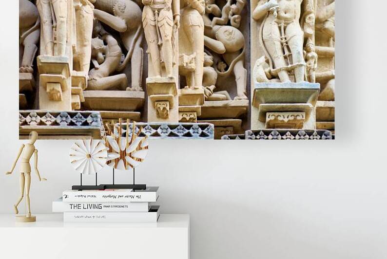 Hindu temples in Khajuraho show ancient art and carvings by Marco Brivio