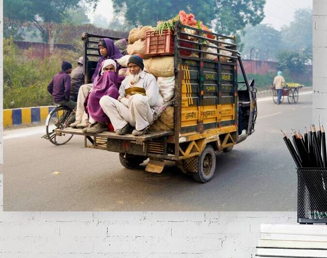 Three wheeler transport for passengers and goods in Agra by Marco Brivio