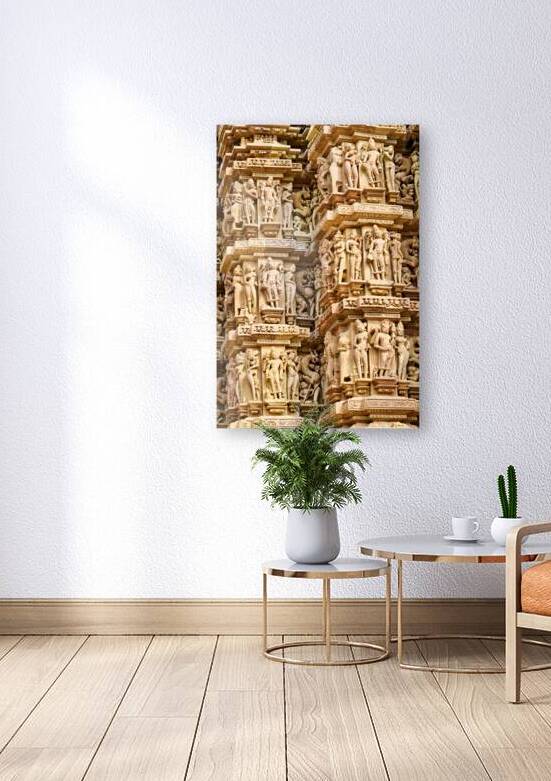 Hindu temples of Khajuraho in Madhya Pradesh showcase ancient ar by Marco Brivio