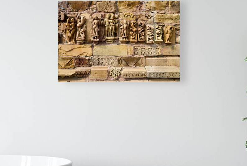 Carvings of erotic scenes at Khajuraho temples in Madhya Pradesh by Marco Brivio