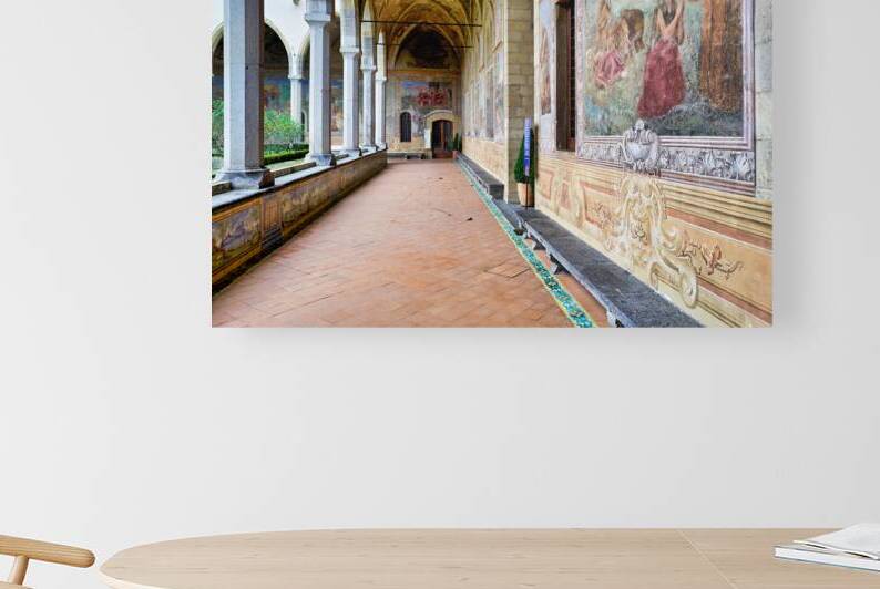 Exploring the cloister of the Clarisses in Naples Campania Italy by Marco Brivio