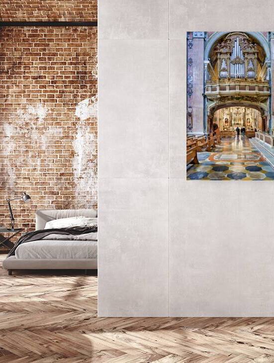 Gesu Nuovo Church shows its intricate interior architecture in N by Marco Brivio