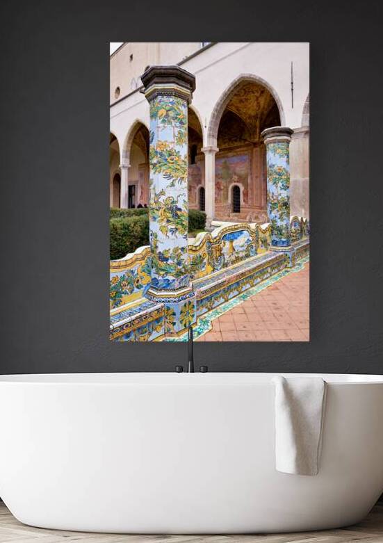 Visit the Clarisses cloister at Santa Chiara Naples by Marco Brivio