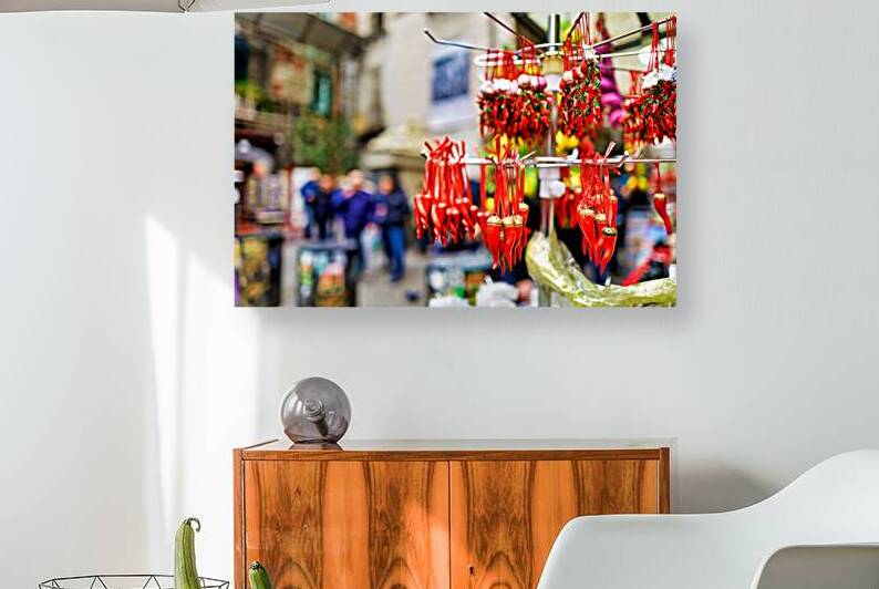 Lucky horns on sale in Spaccanapoli downtown Naples Italy by Marco Brivio