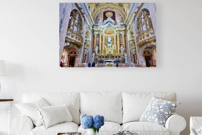 Visit to Gesu Nuovo church in Naples shows detailed baroque desi by Marco Brivio