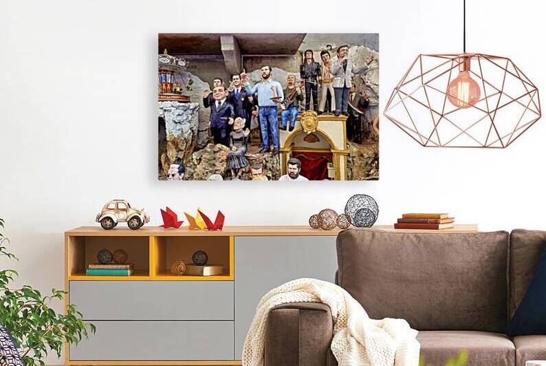 Figurines of famous people in Naples artisan workshops for Chris by Marco Brivio