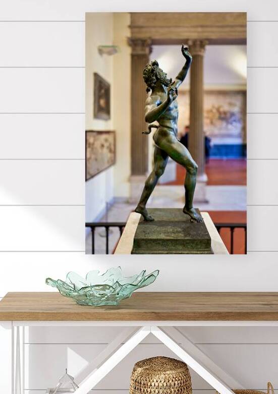 Statue in national archaeological museum of naples in campania i by Marco Brivio