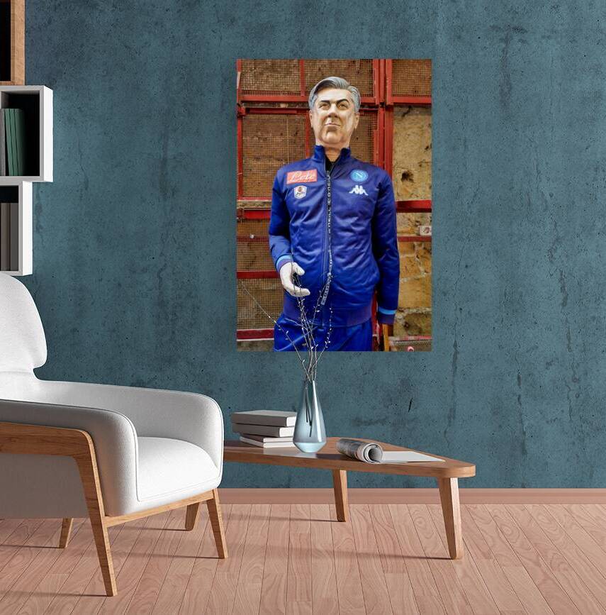 Statues of Christmas Nativity scene in Naples artisan workshop by Marco Brivio