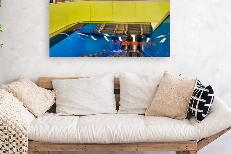 Artwork at Universita metro station in Naples Campania Italy by Marco Brivio