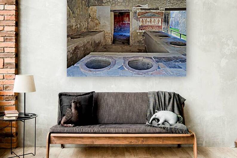 History of ancient Roman city of Pompeii in Naples Campania Ital by Marco Brivio