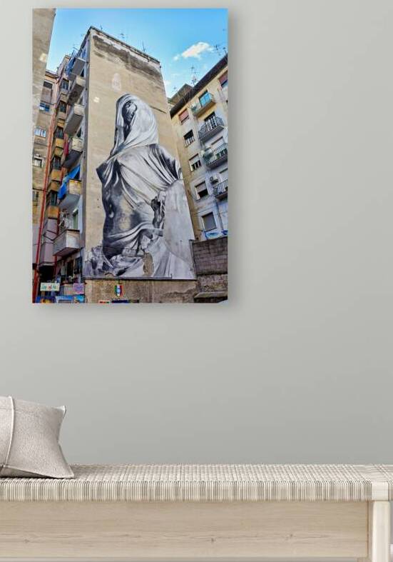 Pudicizia mural in Spanish Quarters of Naples Campania Italy by Marco Brivio