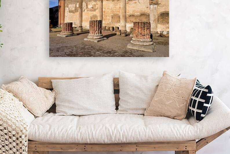 Ruins of ancient Pompeii in Naples Campania Italy showcase histo by Marco Brivio