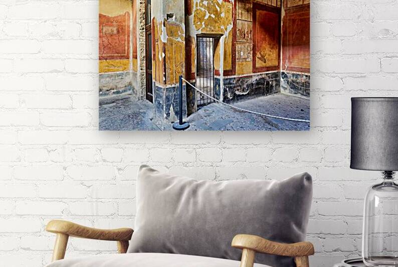 Exploring ancient walls in Pompeii Naples Campania Italy by Marco Brivio