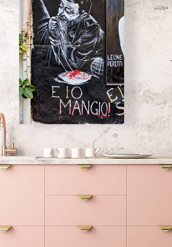 Graffiti of Neapolitan actor Toto in Quartieri Spagnoli Naples by Marco Brivio