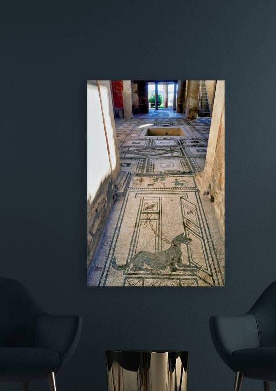 Mosaic floor in Pompeii reveals Roman art and ancient history by Marco Brivio