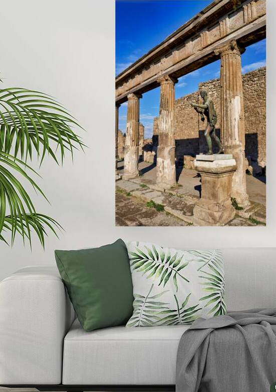 Ruins of Pompeii in Naples Campania Italy under clear sky by Marco Brivio