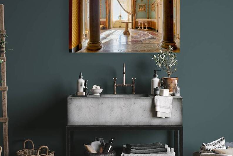 Exploring the interiors of Museo di Capodimonte in Naples Italy by Marco Brivio