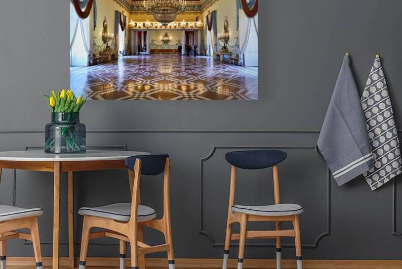 Exploring the grand hall of Museo di Capodimonte in Naples by Marco Brivio