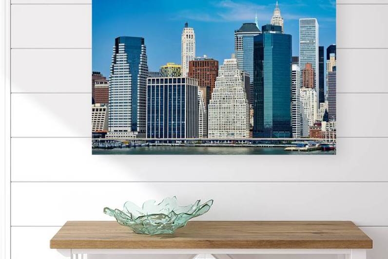 Skyline view of Manhattan in New York on a clear day by Marco Brivio