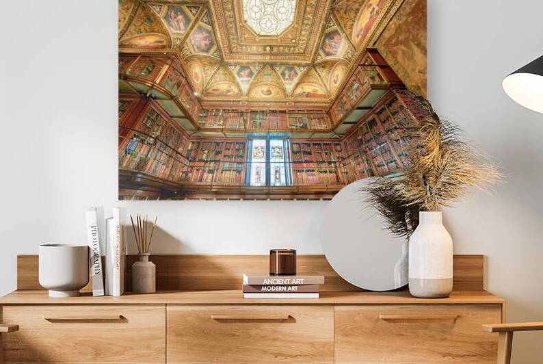 Visitors explore the Morgan Library and Museum in Manhattan New by Marco Brivio