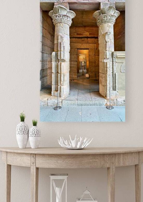 Visit to temple of dendur in metropolitan museum of art in new y by Marco Brivio