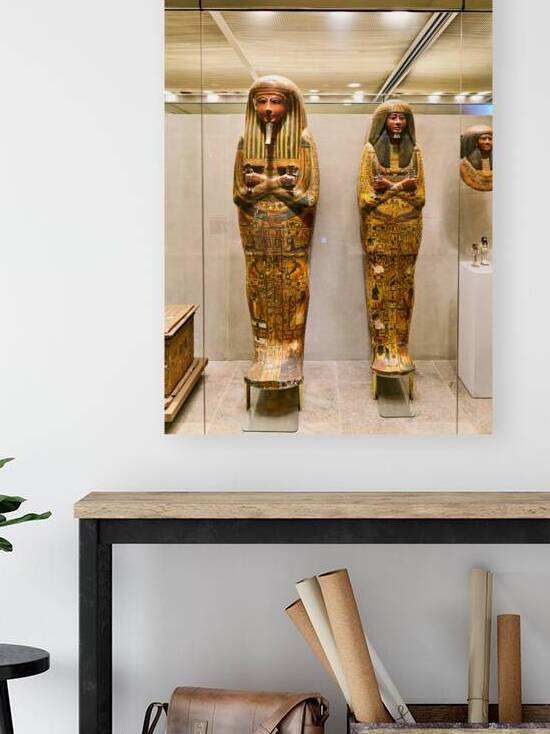 Egyptian art display at the Metropolitan Museum of Art in New Yo by Marco Brivio