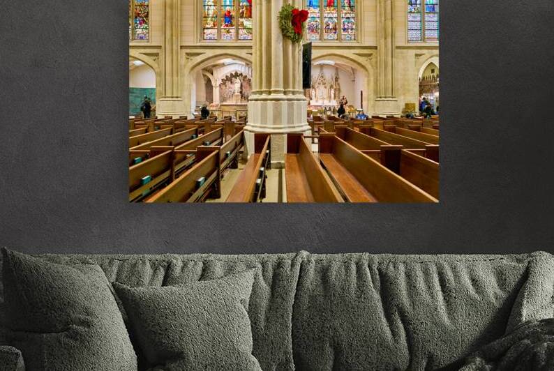 Visitors walk through St by Marco Brivio