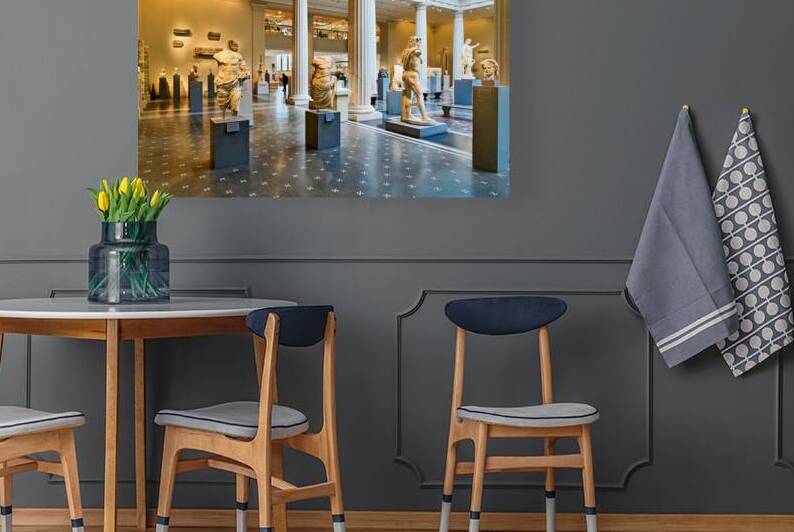 Visitors explore Greek and Roman galleries at the Met by Marco Brivio