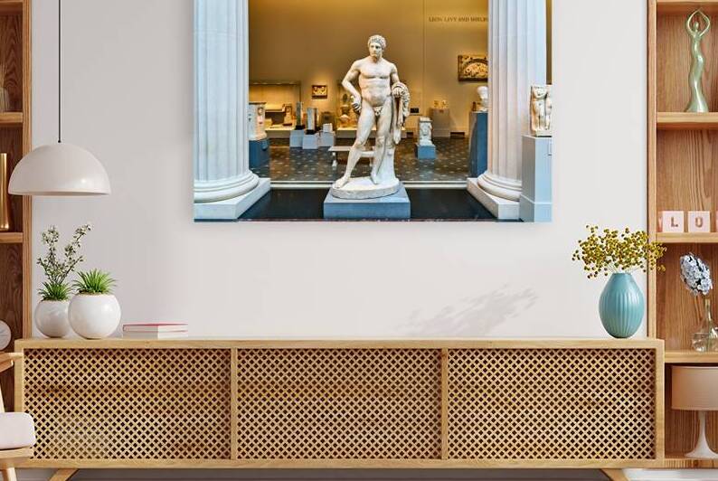 Marble statue of Hercules at Metropolitan Museum of Art in Manha by Marco Brivio