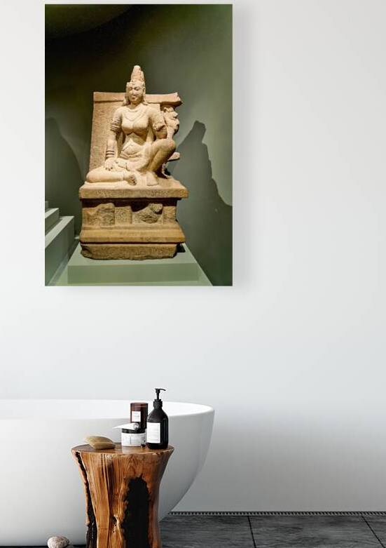 Sculpture in the asian art gallery at the metropolitan museum of by Marco Brivio