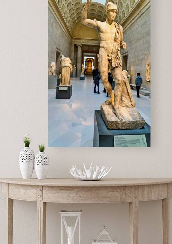 Wounded warrior statue in Greek and Roman art gallery in Manhatt by Marco Brivio