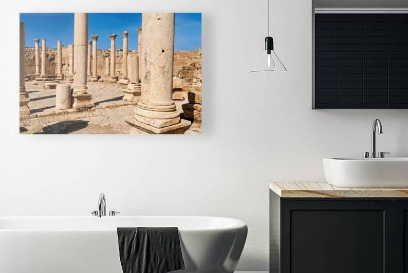 Visit to ancient ruins at Gerasa in Jordan during bright dayligh by Marco Brivio