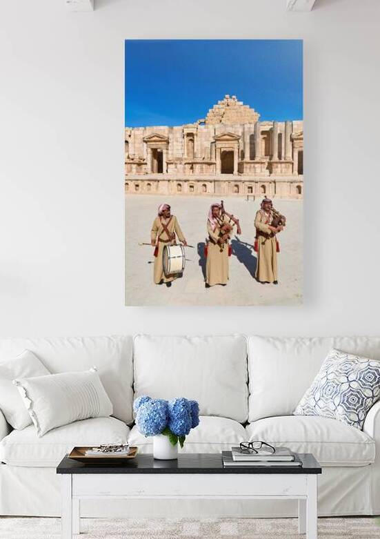 Traditional music performance at the Greco Roman theater in Jera by Marco Brivio