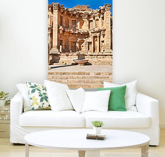 Exploring ancient ruins in Gerasa Jerash Jordan on a sunny day by Marco Brivio