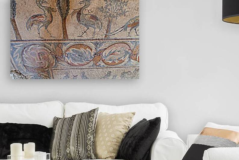 Mosaics on the floor of the Apostles Church in Madaba Jordan by Marco Brivio