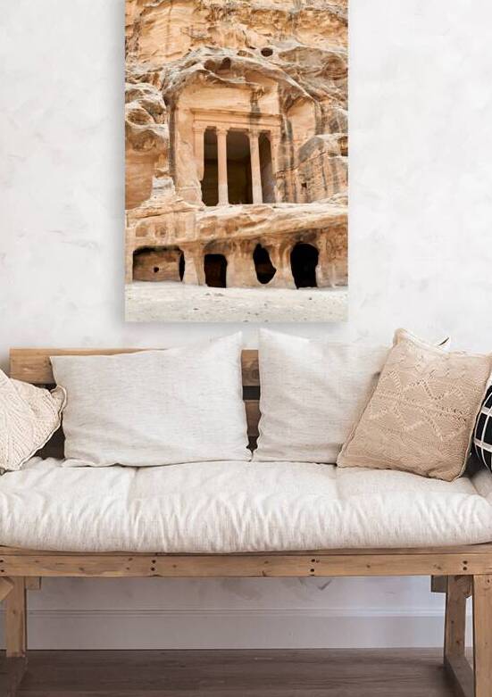 Little Petra site shows ancient rock cut architecture in Jordan by Marco Brivio