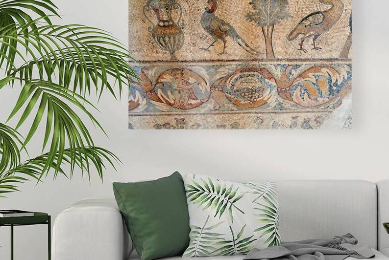 Mosaics showing scenes and figures in the Apostles Church of Mad by Marco Brivio