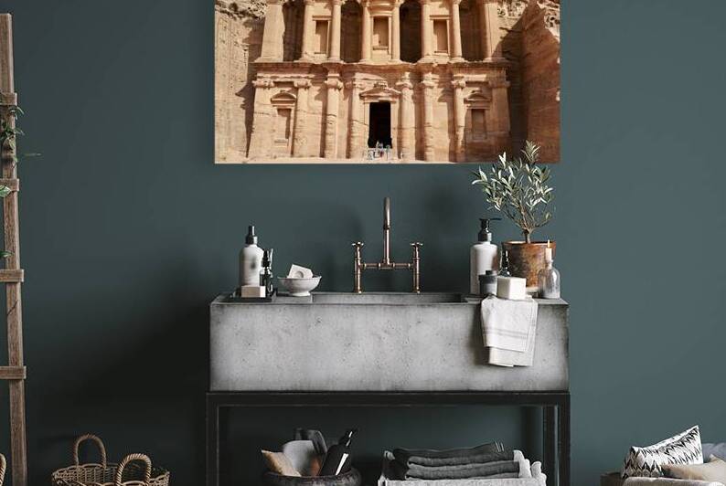 Exploring Ad Deir at Petra archaeological site in Jordan by Marco Brivio