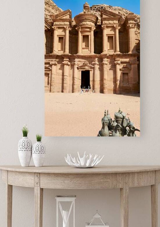 Visiting Ad Deir at Petra archaeological site in Jordan by Marco Brivio