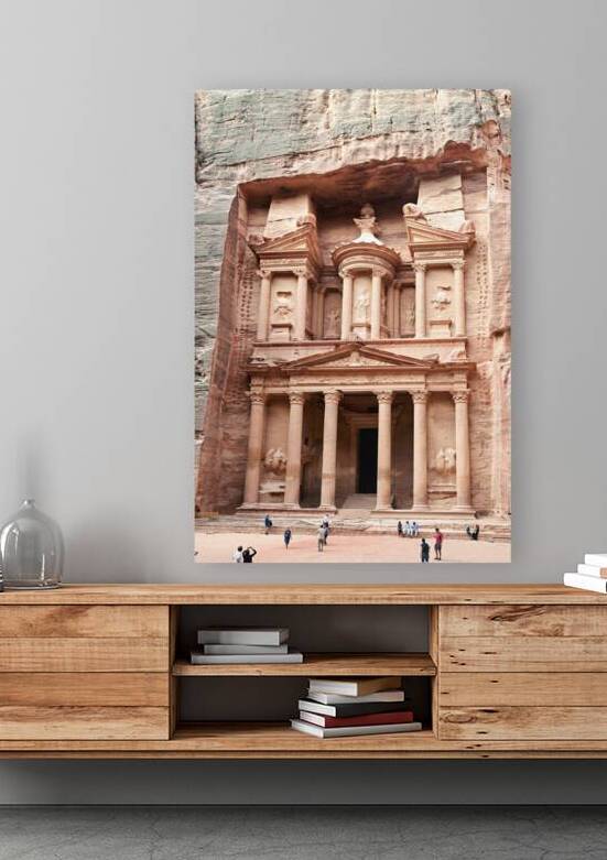 Discovering Al Khazneh in Petra Jordan during the day by Marco Brivio